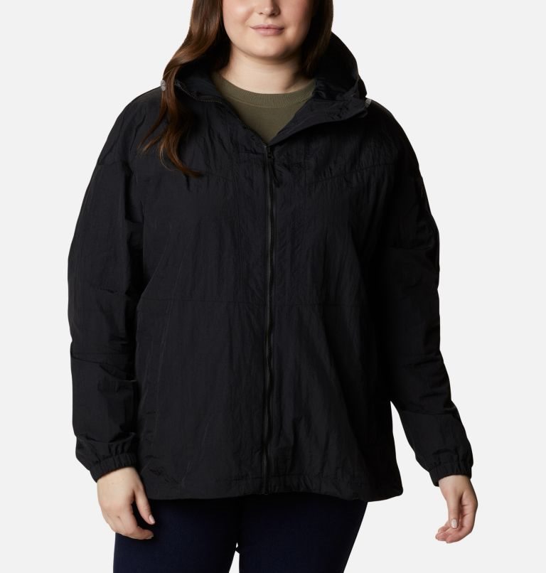 Women\'s Columbia Wallowa Park Lined Jackets Black | Plus Size CA-BL356